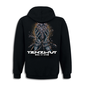 Kapuzenjacke Herz aus Stein