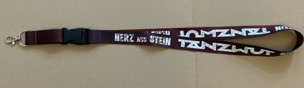 Schlüsselband / Lanyard Herz aus Stein