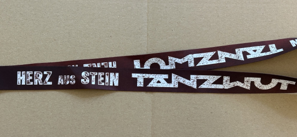 Schlüsselband / Lanyard Herz aus Stein