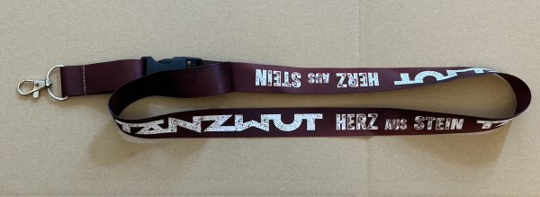Schlüsselband / Lanyard Herz aus Stein